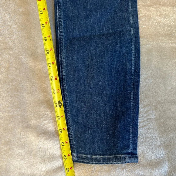 Mother Triple Stack Looker Hi Rise Tie Waist Stretch Skinny Jeans Size 31 - Picture 15 of 15
